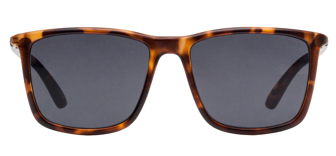 Le Specs Tweedledum Sunglasses - Matte Tort / Smoke Mono
