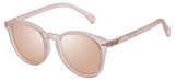 Le Specs Bandwagon Sunglasses - Matte Stone / Gold Mirror
