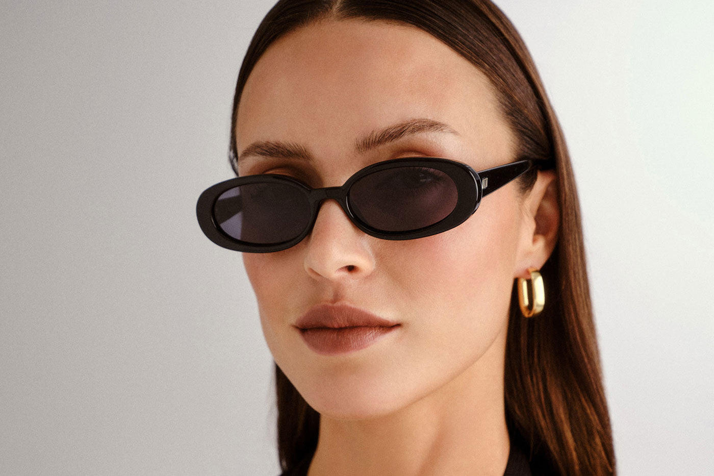 Le Specs Outta Love Sunglasses - Black / Smoke