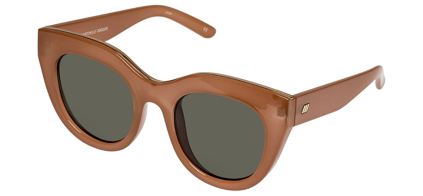 Le Specs Air Heart Sunglasses - Caramel / Khaki