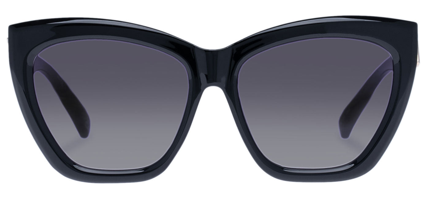 Le Specs Vamos Sunglasses - Black / Smoke Gradient