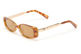Le Specs Lil Starlight Sunglasses - Vintage Tort / Latte Tint