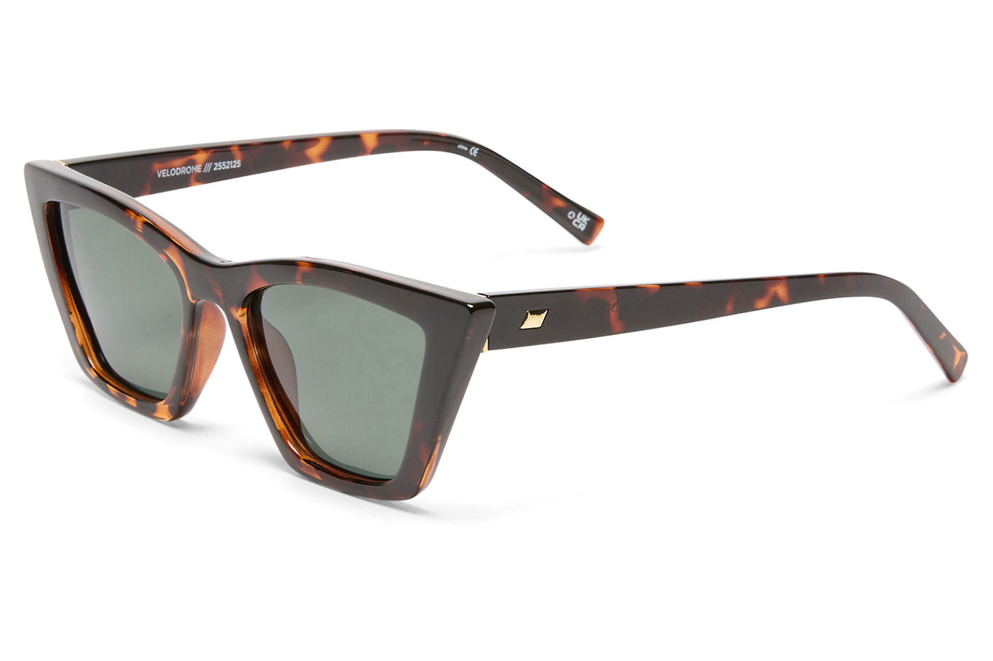 Le Specs Velodrome Sunglasses - Dark Tort / Khaki Mono Polarised