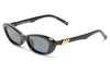 Le Specs The Whisperer Sunglasses - Black / Smoke Mono Polarised
