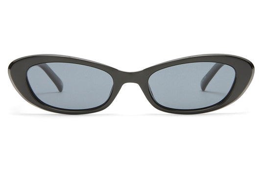 Le Specs The Whisperer Sunglasses - Black / Smoke Mono Polarised