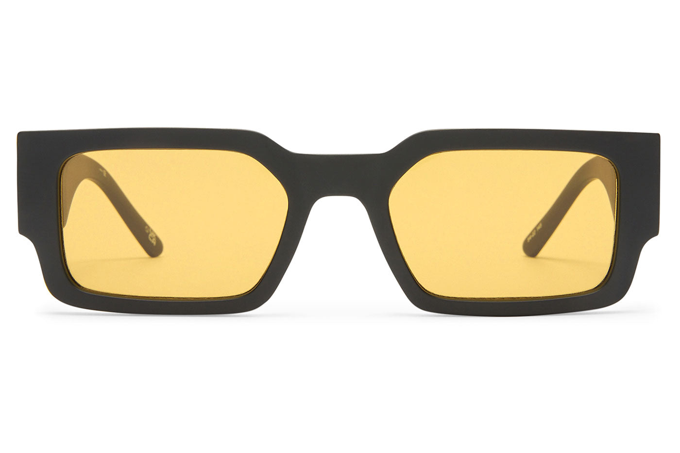 Le Specs Contemplation Sunglasses - Matte Black / Brass Mono