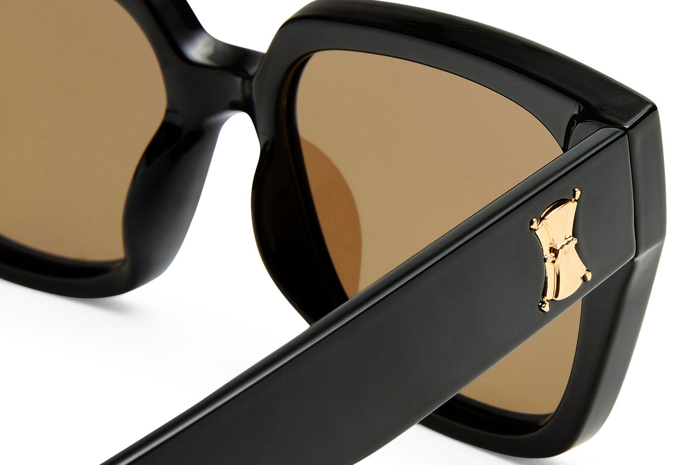 Le Specs The Illusion Sunglasses - Black / Brown Mono Polarised