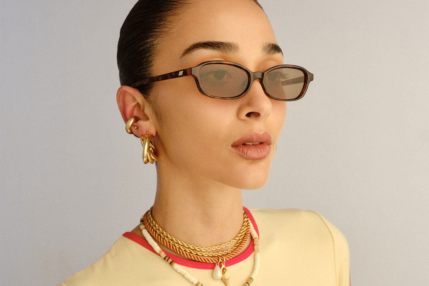 Le Specs Honey Pot Sunglasses - Tort / Brown Mono