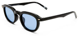 Le Specs Heart Throb Sunglasses - Black / Dusty Blue Tint
