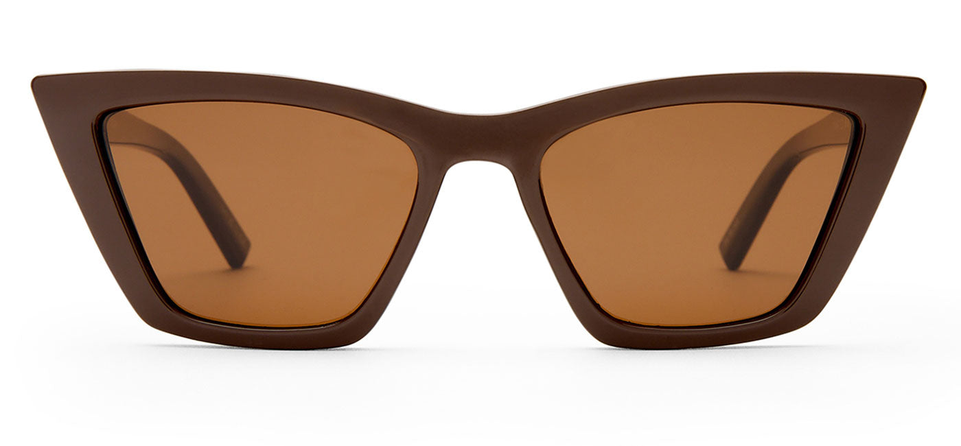 Le Specs Velodrome Sunglasses - Cocoa / Brown Mono Polarised