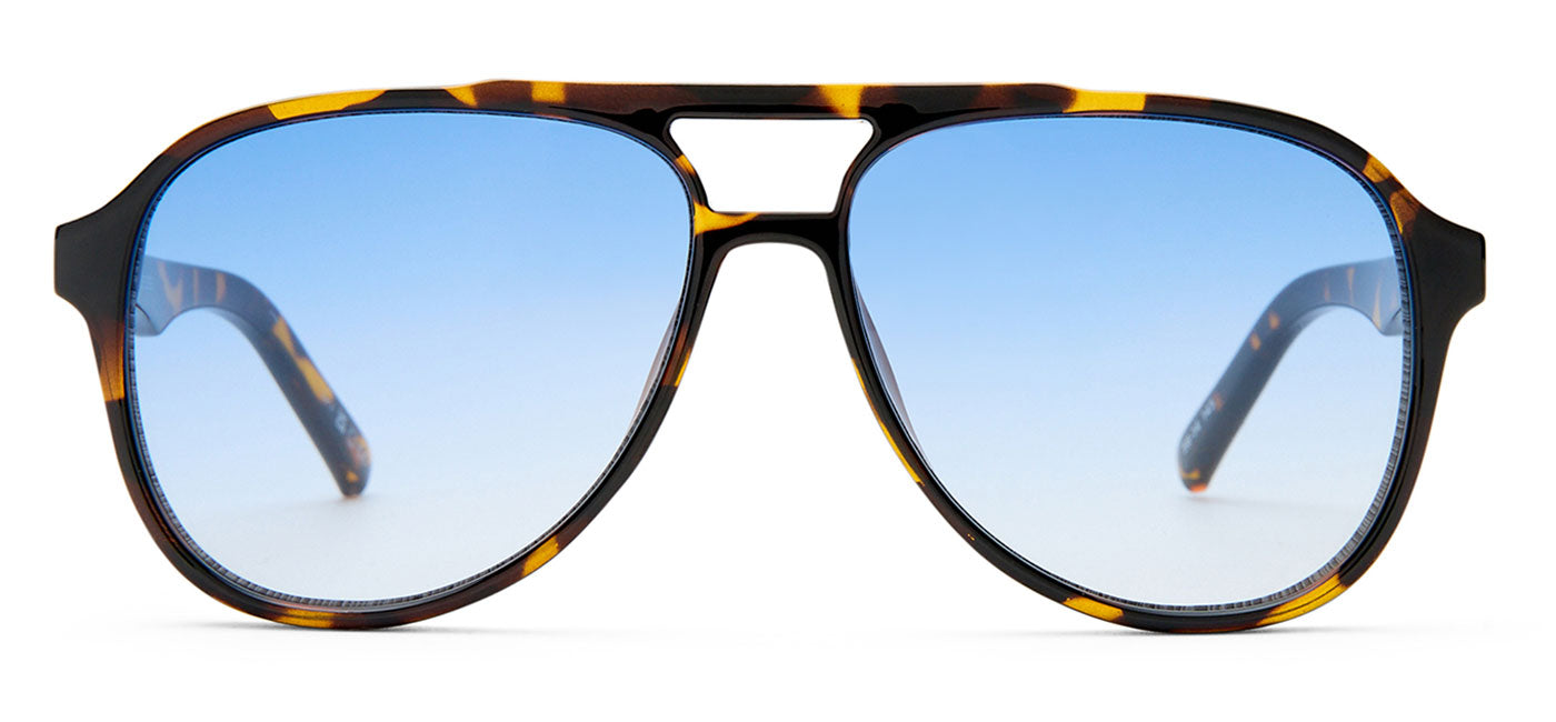Le Specs Tragic Magic Sunglasses - Tokyo Tort / Blue Grad