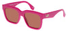 Le Specs Tradeoff Sunglasses - Hot Pink / Cinnamon Tint
