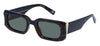 Le Specs Rippled Rebel Sunglasses - Tortoise / Khaki