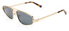 Le Specs Treasure Sunglasses - Gold / Smoke Mono