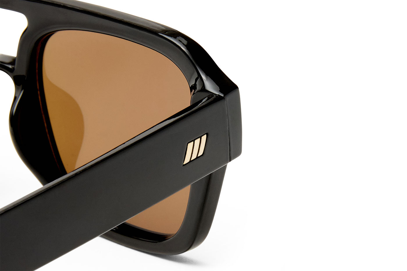 Le Specs Subzero + Sunglasses - Black / Brown Mono Polarised