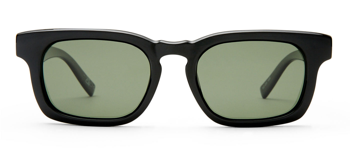 Le Specs Iceberg + Sunglasses - Black / Khaki Mono Polarised