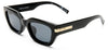 Le Specs Cubito + Sunglasses - Black / Smoke Mono Polarised