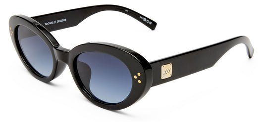 Le Specs Tootsie + Sunglasses - Black / Smoke Grad