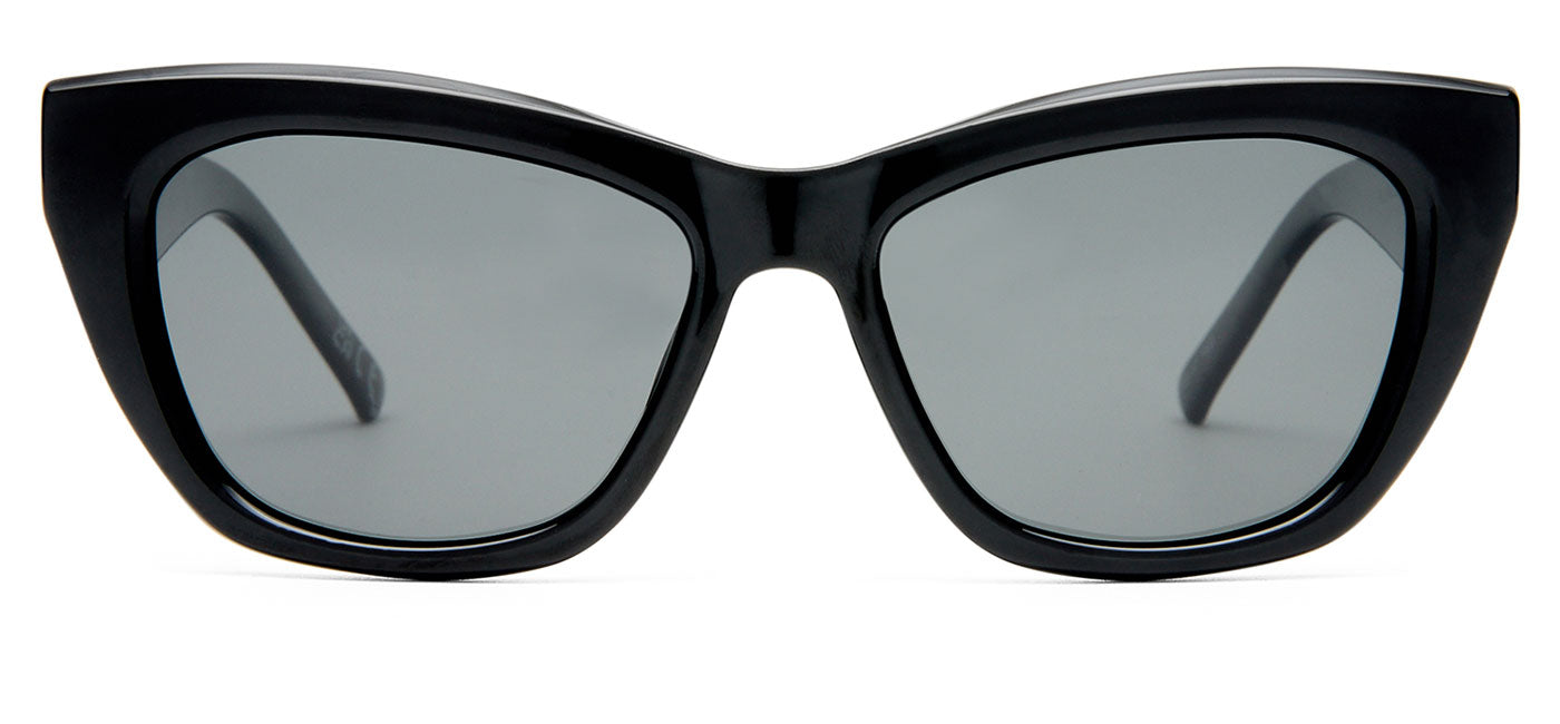 Le Specs Lumen + Sunglasses - Black / Smoked Mono Polarised