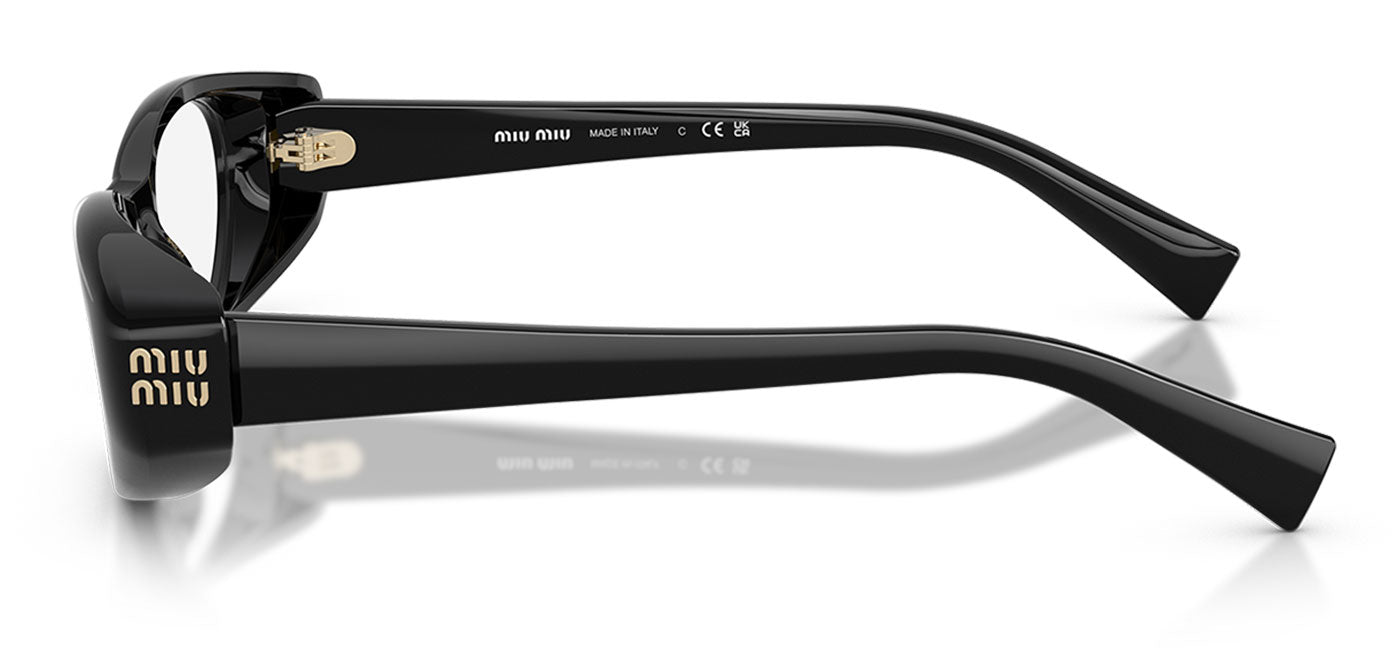 Miu Miu MU 03ZV Glasses - Black