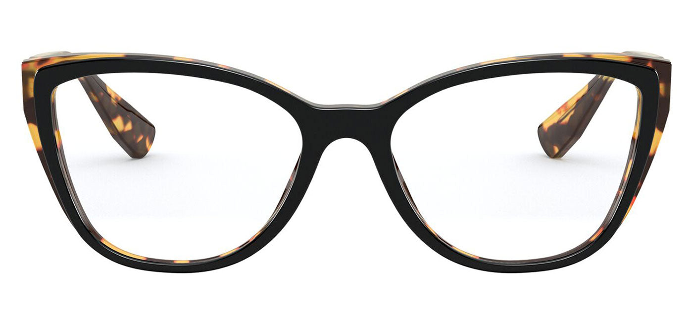 Miu Miu MU 04SV Glasses - Black and Light Havana