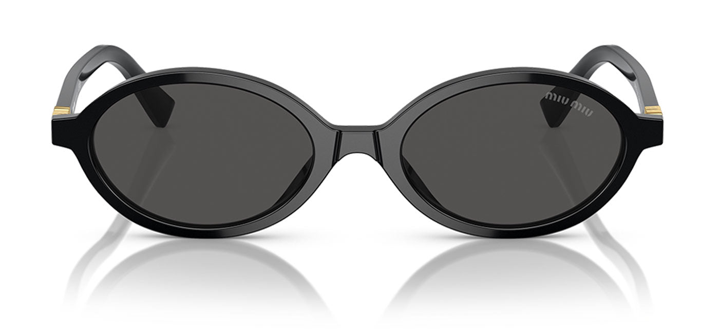 Miu Miu MU 04ZS Sunglasses - Black / Dark Grey