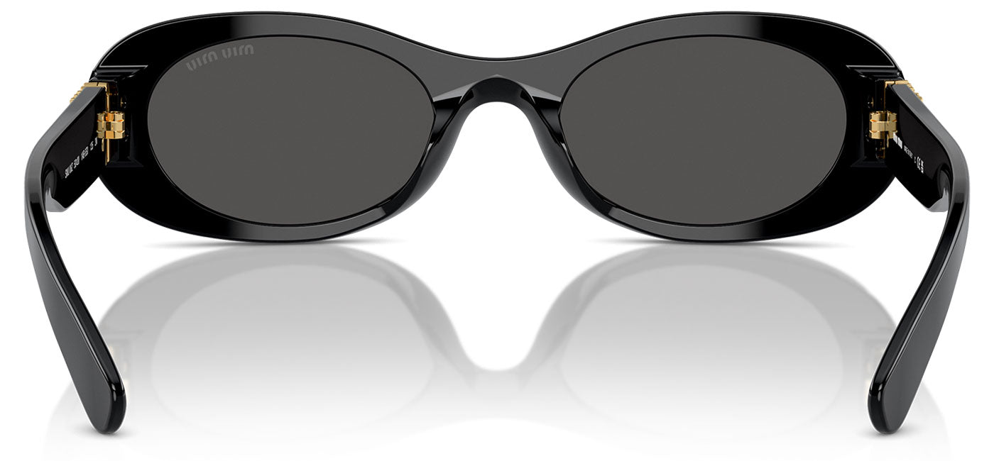 Miu Miu MU 06ZS Sunglasses - Black / Dark Grey