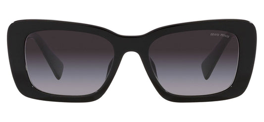 Miu Miu MU 07YS Sunglasses - Black / Grey Gradient