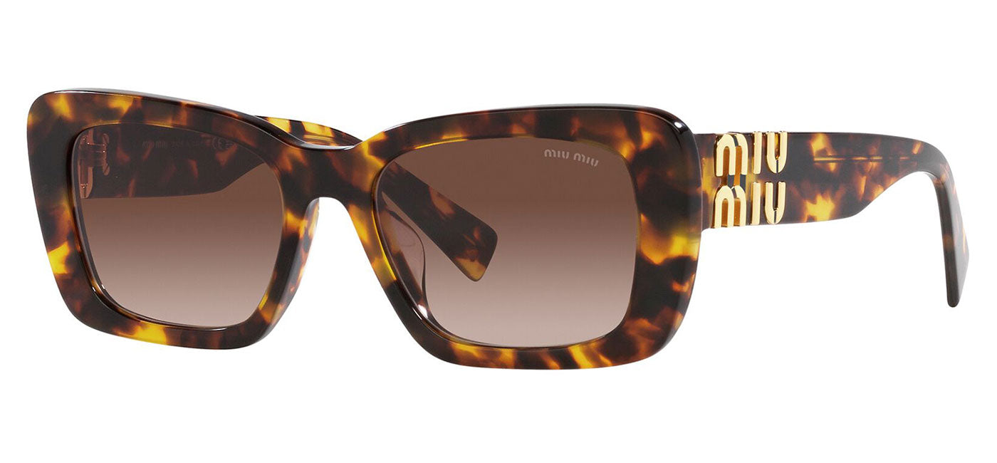 Miu Miu MU 07YS Sunglasses - Honey Havana / Brown Gradient