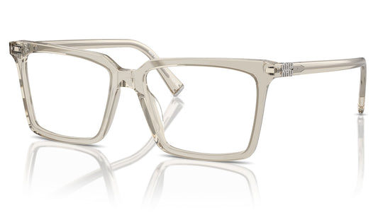 Miu Miu MU 08XV Glasses - Hemp Transparent