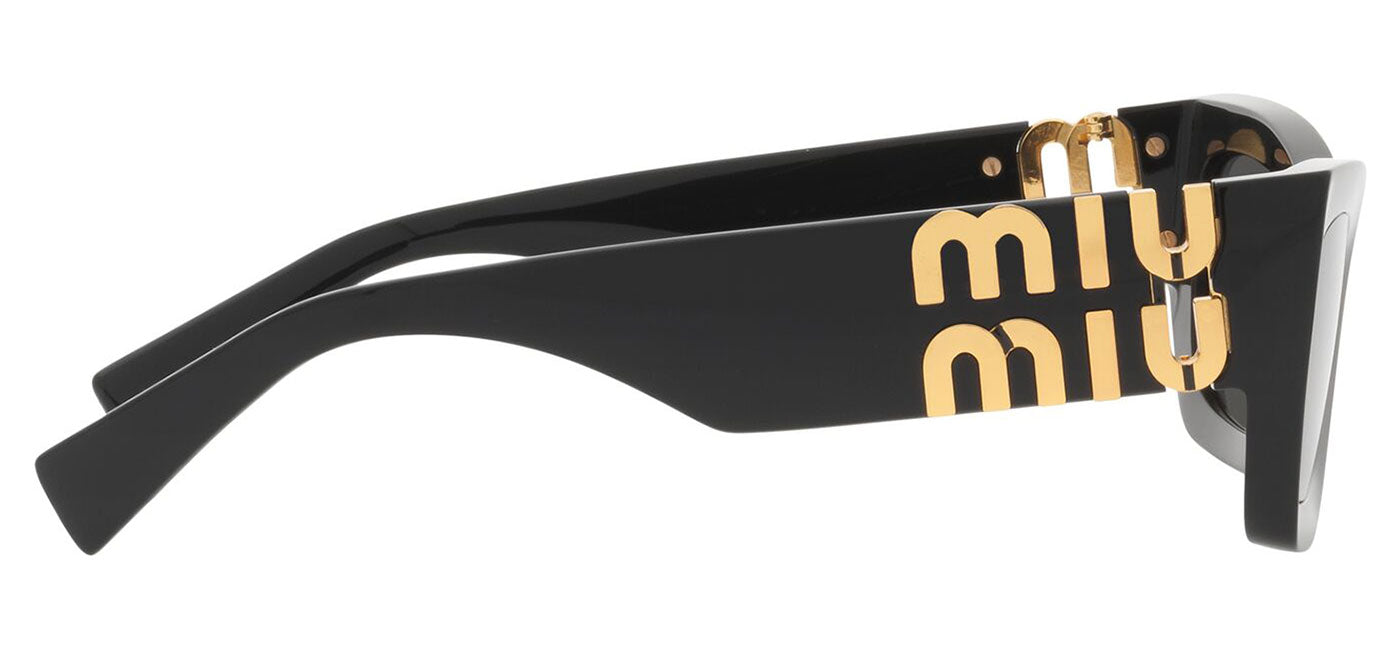Miu Miu MU 09WS Sunglasses - Black / Dark Grey