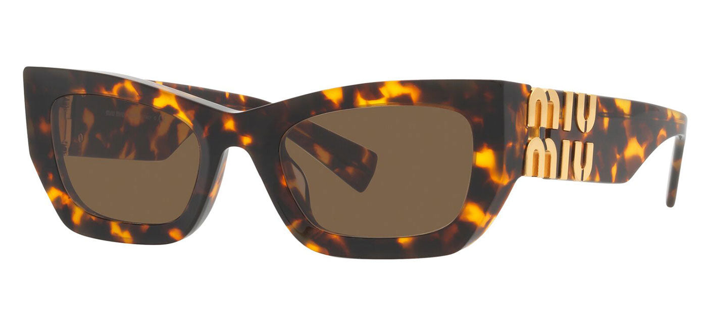 Miu Miu MU 09WS Sunglasses - Honey Havana / Dark Brown
