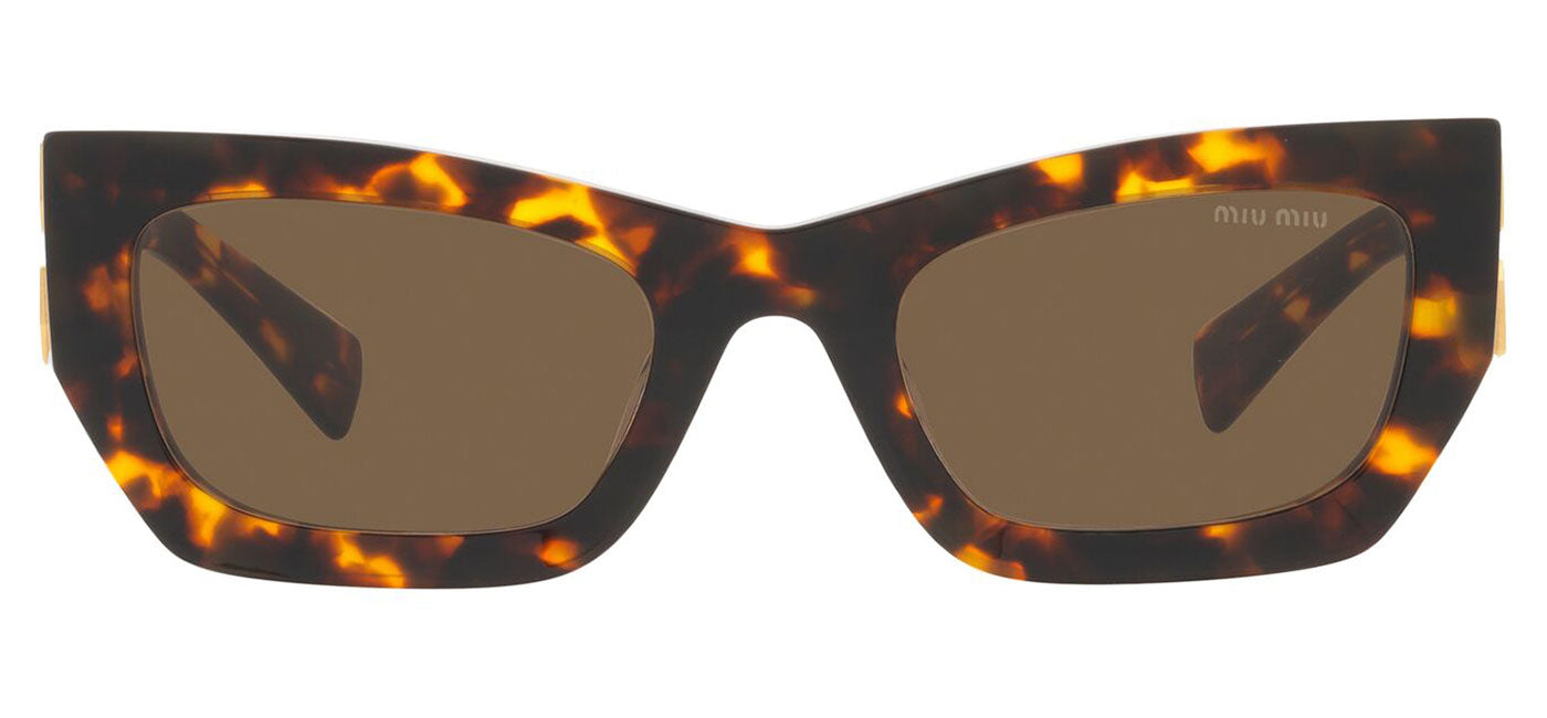 Miu Miu MU 09WS Sunglasses - Honey Havana / Dark Brown