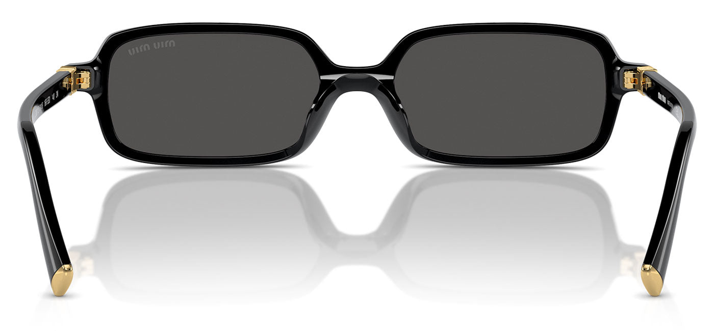 Miu Miu MU 11ZS Sunglasses - Black / Dark Grey