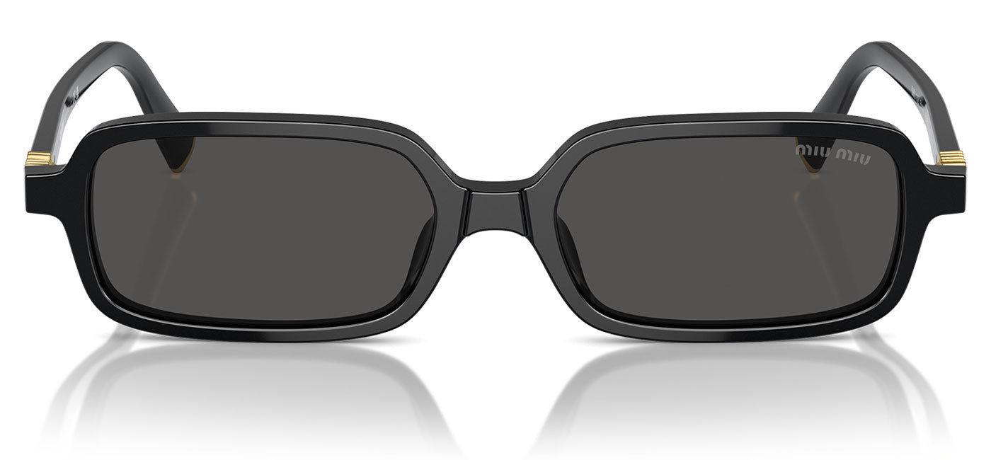 Miu Miu MU 11ZS Sunglasses - Black / Dark Grey
