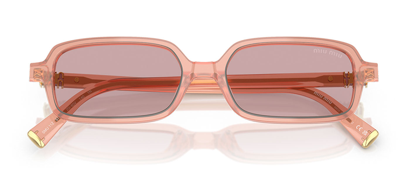 Miu Miu MU 11ZS Sunglasses - Opal Pink / Pink