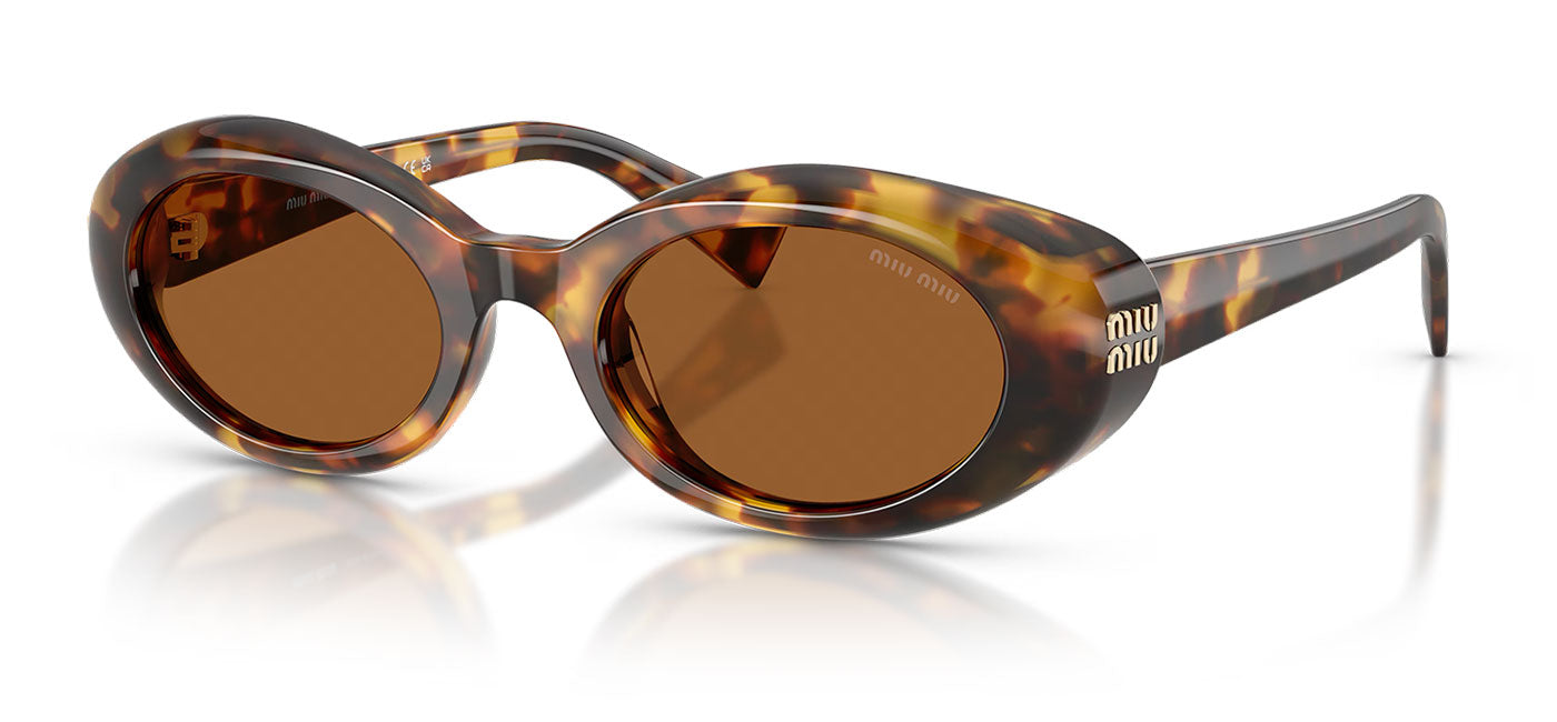 Miu Miu MU B09S Sunglasses - Honey Havana / Dark Bronze