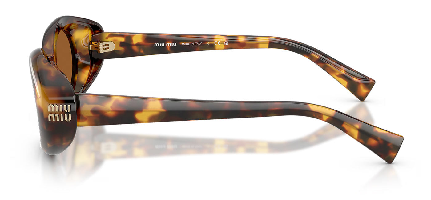 Miu Miu MU B09S Sunglasses - Honey Havana / Dark Bronze