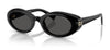 Miu Miu MU B09S Sunglasses - Black / Dark Grey