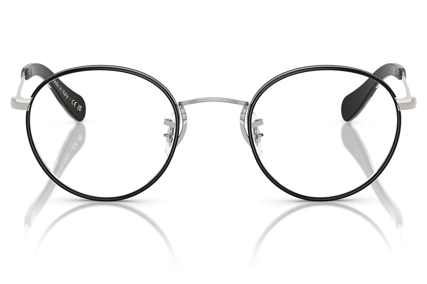 Oliver Peoples OV1352 Coleridge II Glasses - Brushed Silver / Black