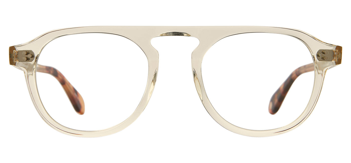 Garrett Leight Harding II Glasses - Champagne Dark Tortoise Fade
