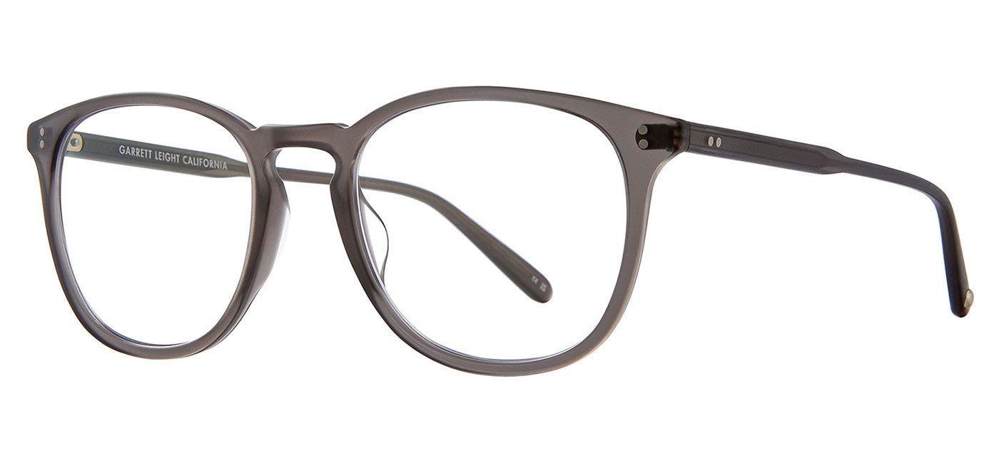 Garrett Leight Kinney Glasses - Matte Grey Crystal