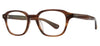 Garrett Leight Lachman Glasses - Cherry Wood