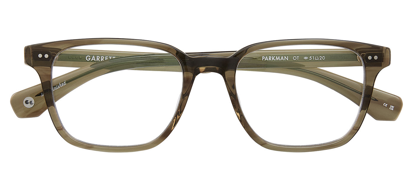 Garrett Leight Parkman Glasses - Olive Tortoise