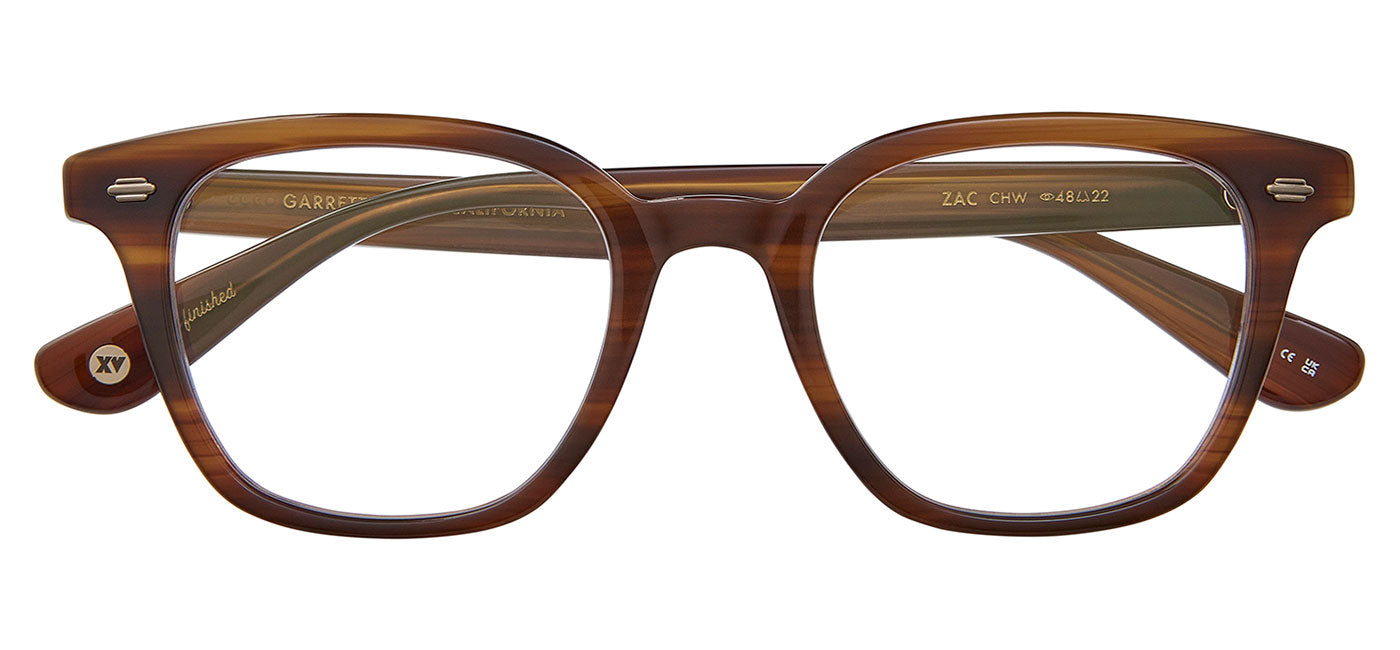 Garrett Leight Zac Glasses - Cherry Wood