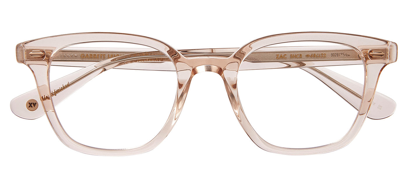 Garrett Leight Zac Glasses - Shell Crystal