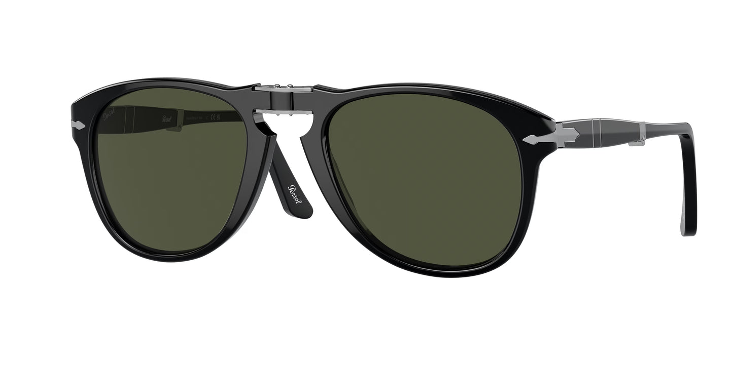 Persol PO0714 Folding Sunglasses - Black / Green
