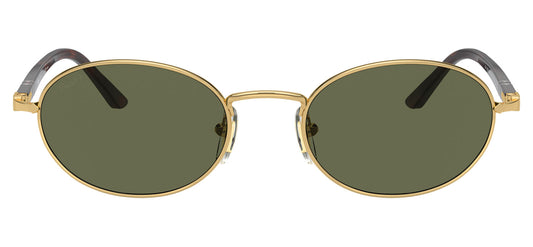 Persol PO1018S Ida Sunglasses - Gold / Green Polarised