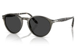 Persol PO3092SM 121948 Sunglasses - Smoke / Polar Black