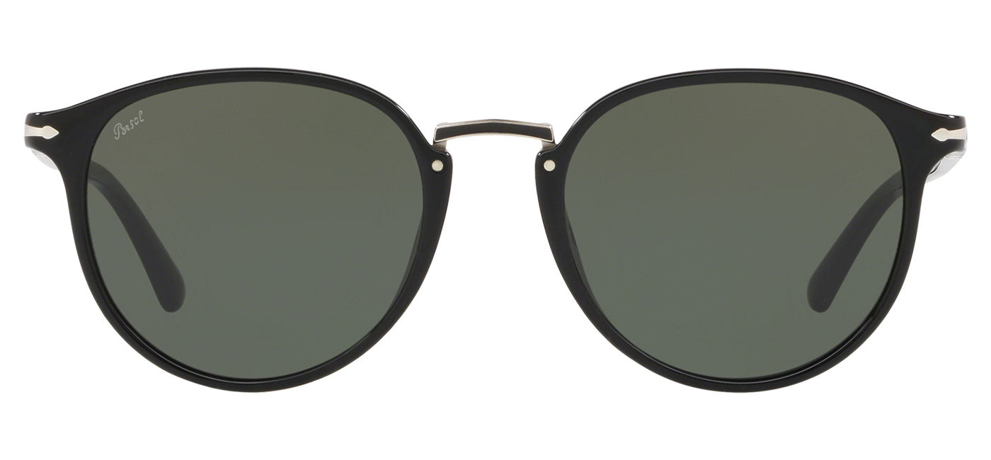 Persol PO3210S Sunglasses - Black / Green